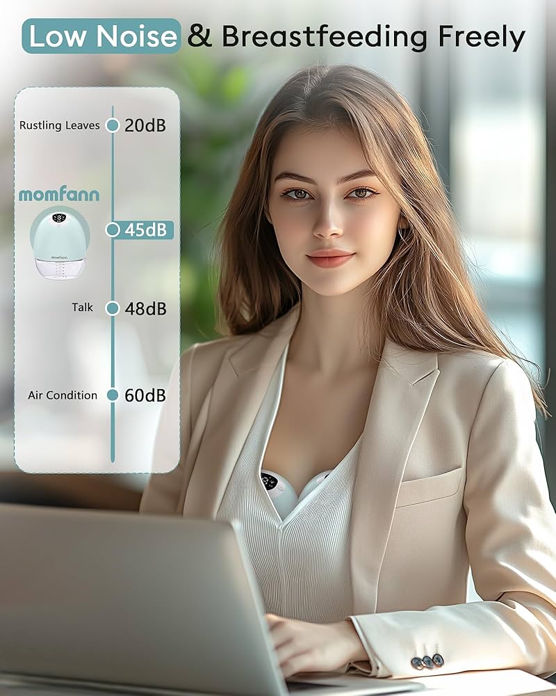 Extractor de leche materna doble
- momfann