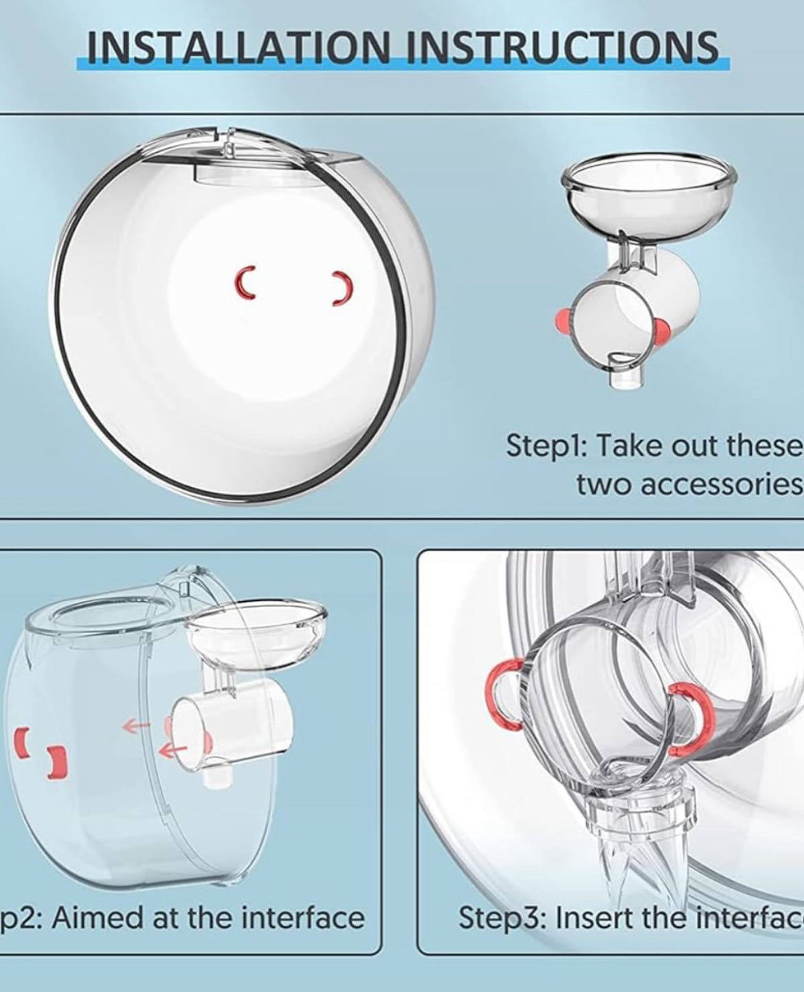 Extractor de leche materna doble - BELLABABY