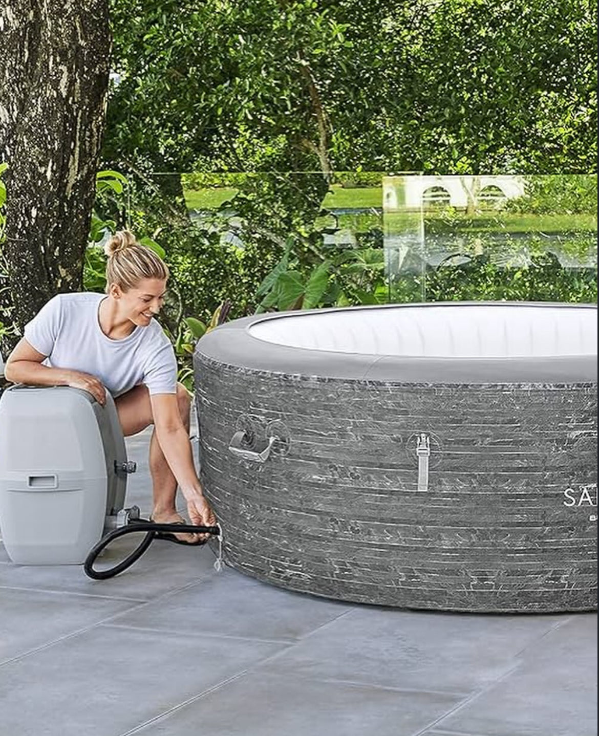 Jacuzzi Portátil 2 a 4 personas SaluSpa