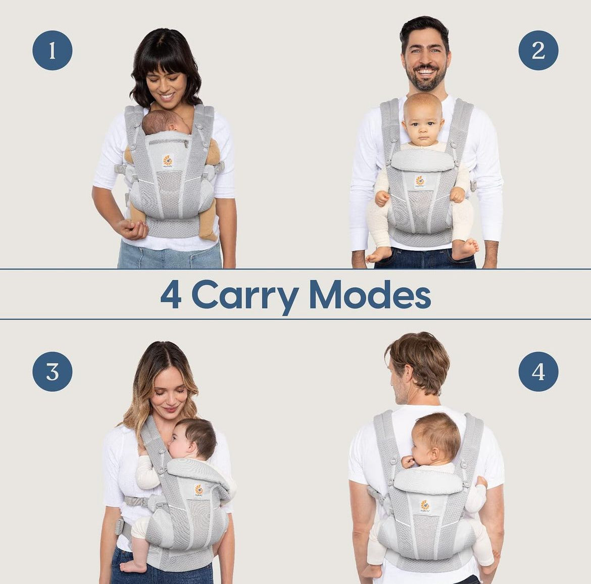 Ergobaby Omni Breeze Gris