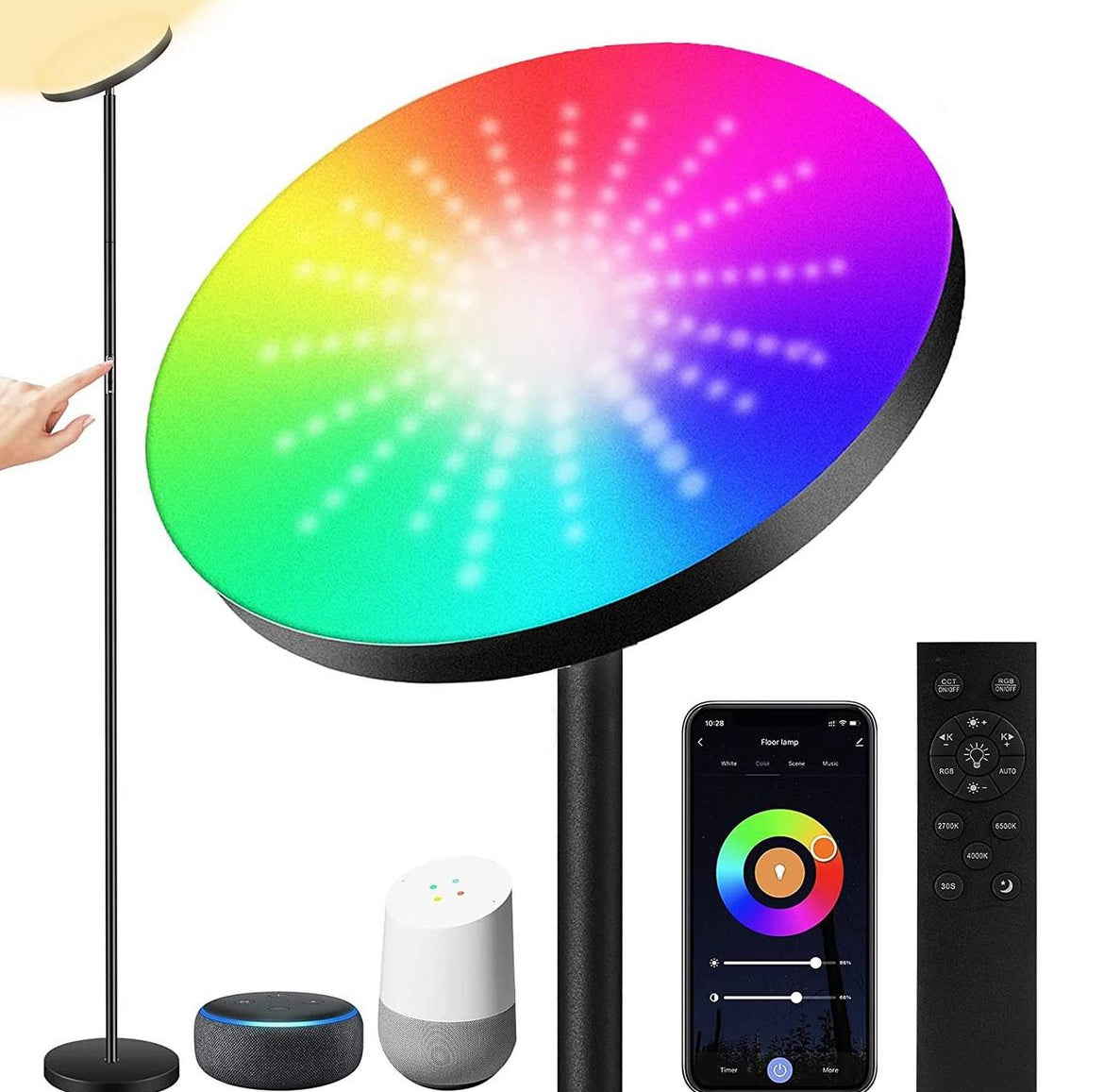 Lámpara inteligente con Alexa