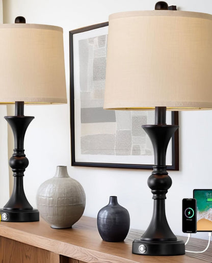 Set 2 lámparas de mesa
