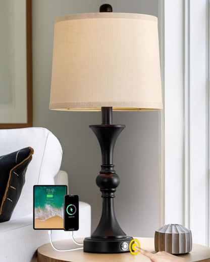 Set 2 lámparas de mesa