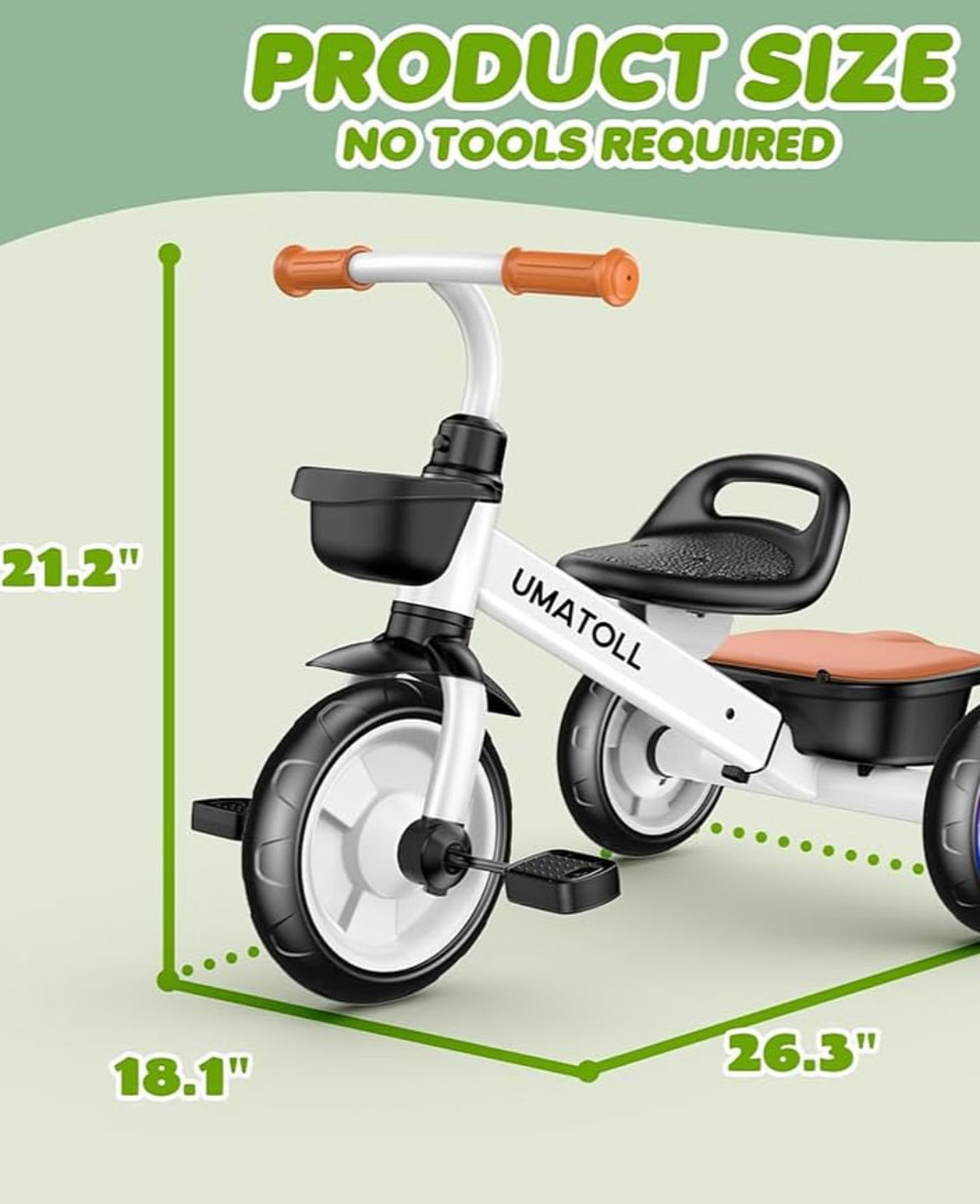 Triciclo Infantil UMATOLL