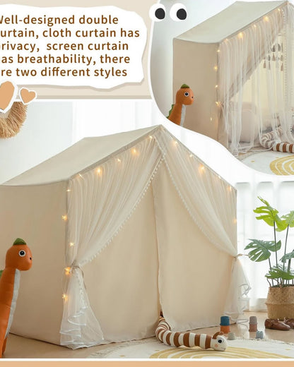 Tent Playhouse (incluye mat y luces)