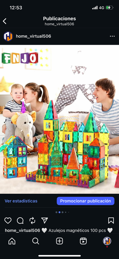 Azulejos magnéticos 100 pcs