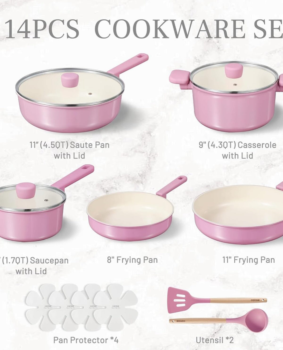 CAROTE de cerámica 14 piezas