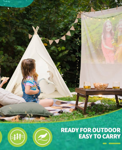 Teepee Play Tent, Con Mat