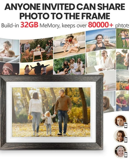 Marco de fotos digital 10.1 inch, 32 GB