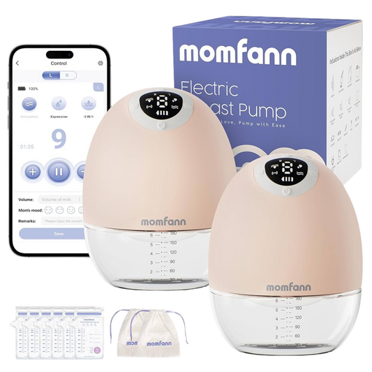 Extractor de leche materna doble - momfann