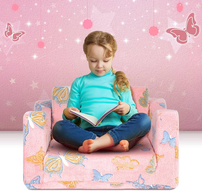 Sofá plegable 2 en 1 con manta