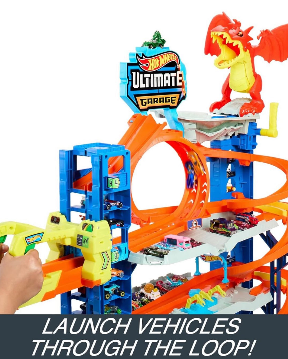 Hot Wheels - Juego de pista de garaje de ciudad Ultimate Garage