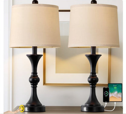 Set 2 lámparas de mesa
