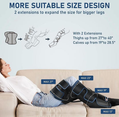 QUINEAR Masajeador con
compresión y calor