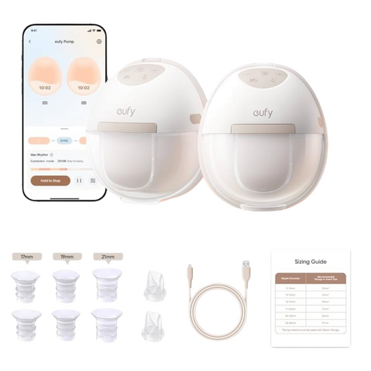 Extractor de leche materna doble - Eufy E20 Extractor de grado hospitalario