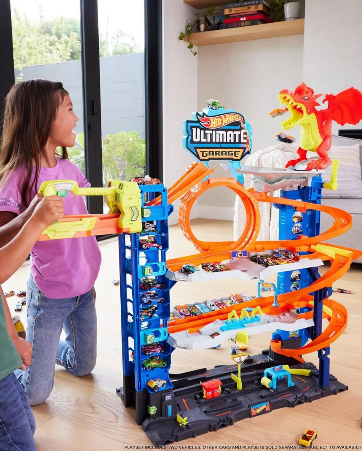 Hot Wheels - Juego de pista de garaje de ciudad Ultimate Garage