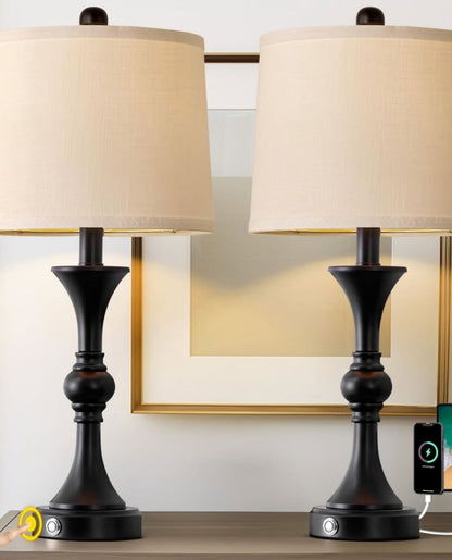 Set 2 lámparas de mesa