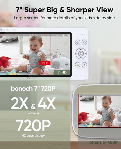 bonoch monitor con doble cámara, sin wifi