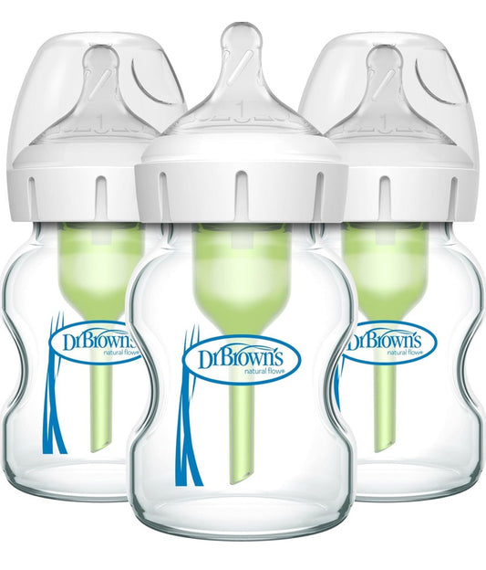 Biberones de vidrio DrBrowns, paquete de 3