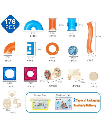 Bloques magnéticos 176 piezas