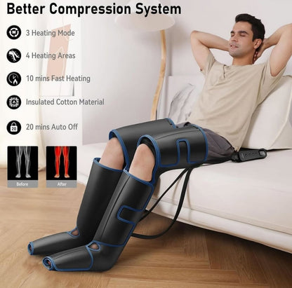 QUINEAR Masajeador con
compresión y calor