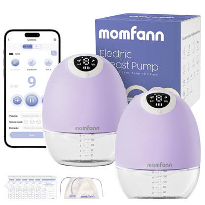 Extractor de leche materna doble
- momfann