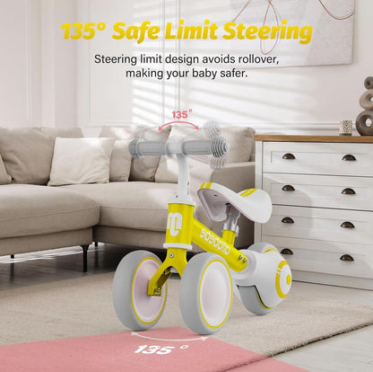 Baby Balance Bike Amarilla