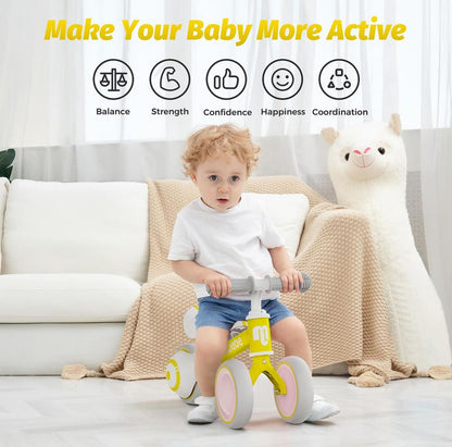 Baby Balance Bike Amarilla