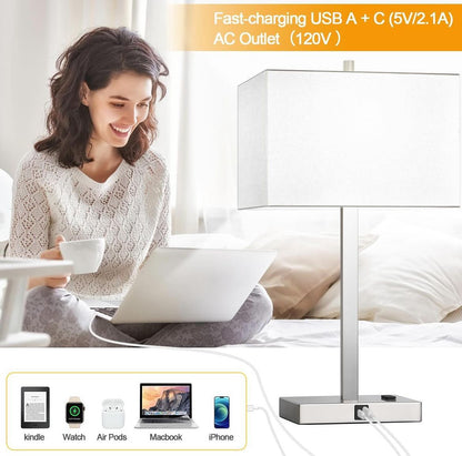 Set 2 lámparas de mesa Platiada