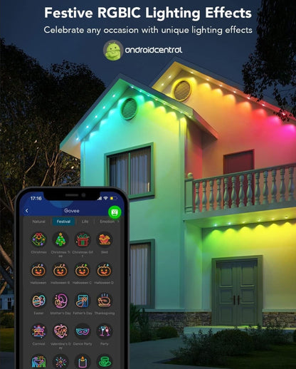 Govee luces RGBIC inteligentes para exteriores